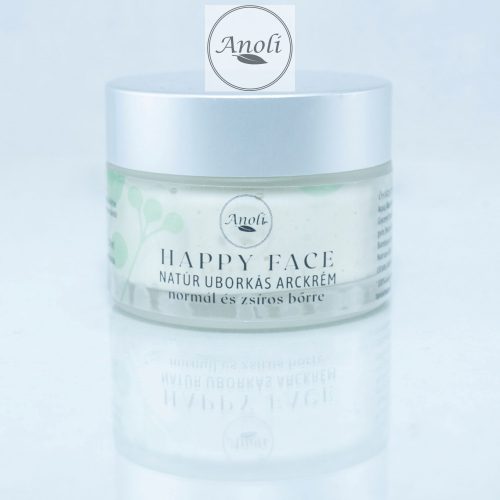 „Happy Face” natúr uborkás arckrém zsíros és normál bőrre