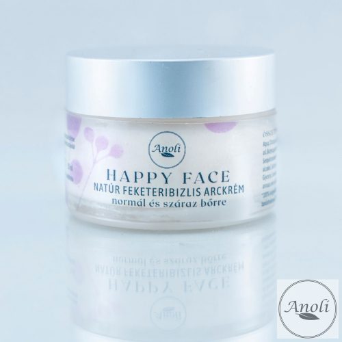 „Happy Face” natúr feketeribizlis arckrém normál és száraz bőrre