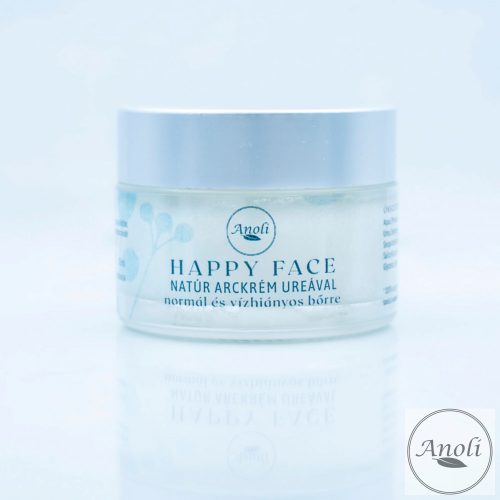„Happy Face” natúr arckrém ureával normál és vízhiányos bőrre 